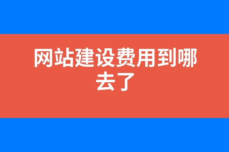 “网站建设费用到哪去了”